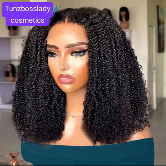 Glueless afro  kinky bundles 20 inches