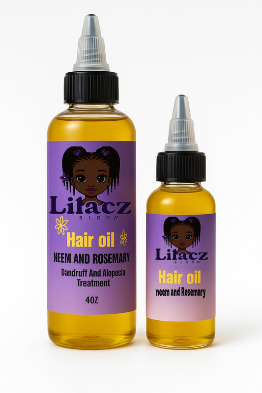Lilaczbloom bloom Neem and Rosemary hair growth oil